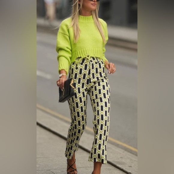 Coord set - geometric print pant& blouse - Picture 2 of 11